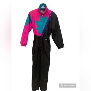 Vintage Fera Ski Wear Snow Suit Women’s 10 Neon 90's Retro